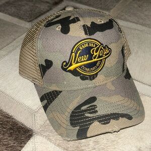 New York camo trucker
